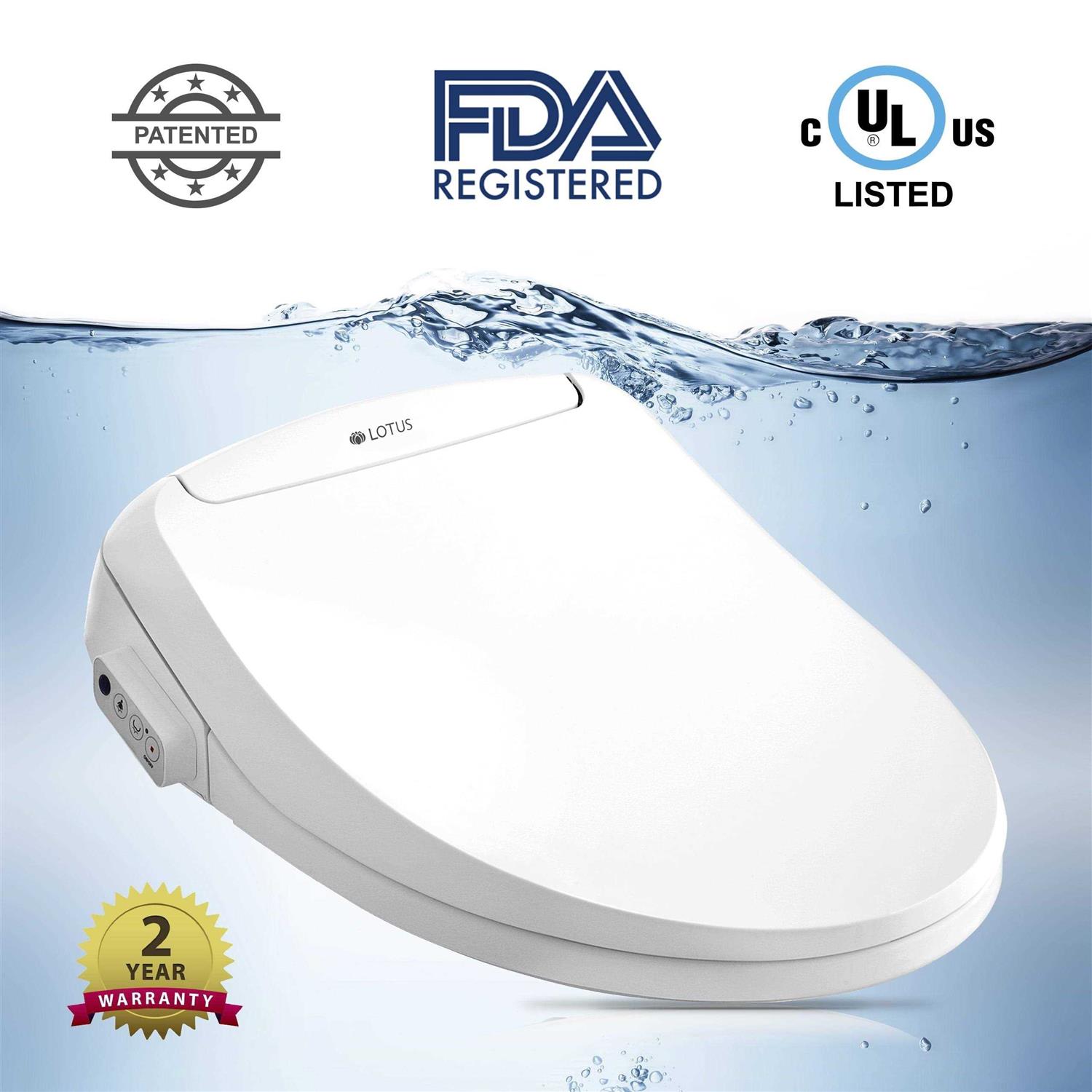 Lotus Smart Bidet ATS-500 Electronic Heated Toilet Seat