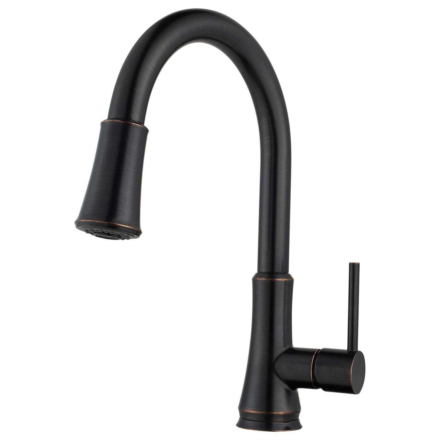 Pfister Pfirst Series Pull-Down Single Handle Kitchen Faucet G529-PF2Y