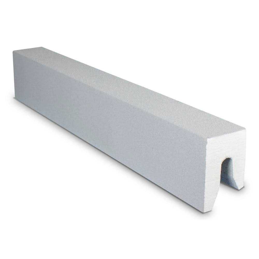 PolyCurb 4 in. x 60 in. Single Threshold Shower Base/Curb