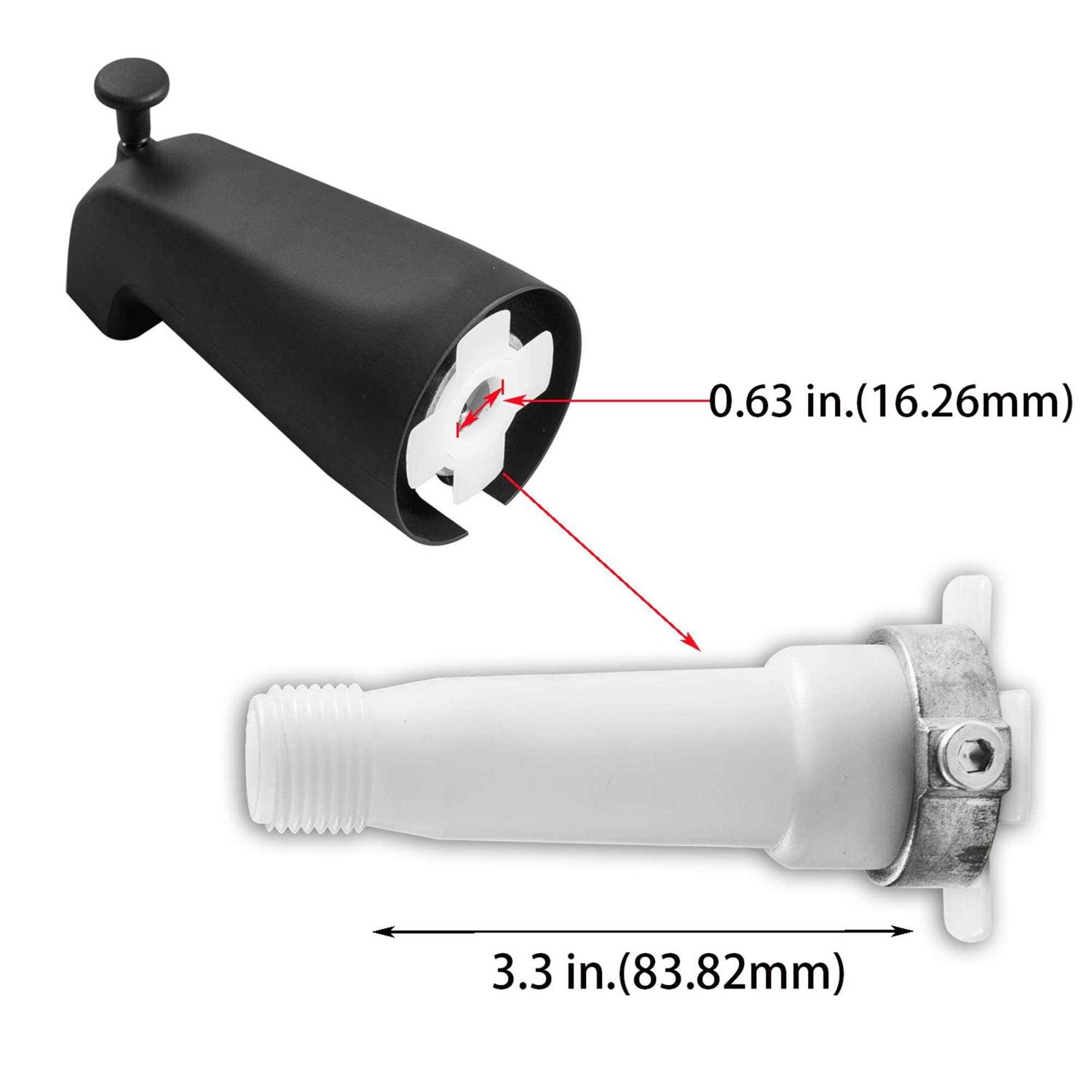 Alternative view of SENTO BETTER HOME BETTER LIFE SENTO Universal Bathroom Tub Spout with Diverter