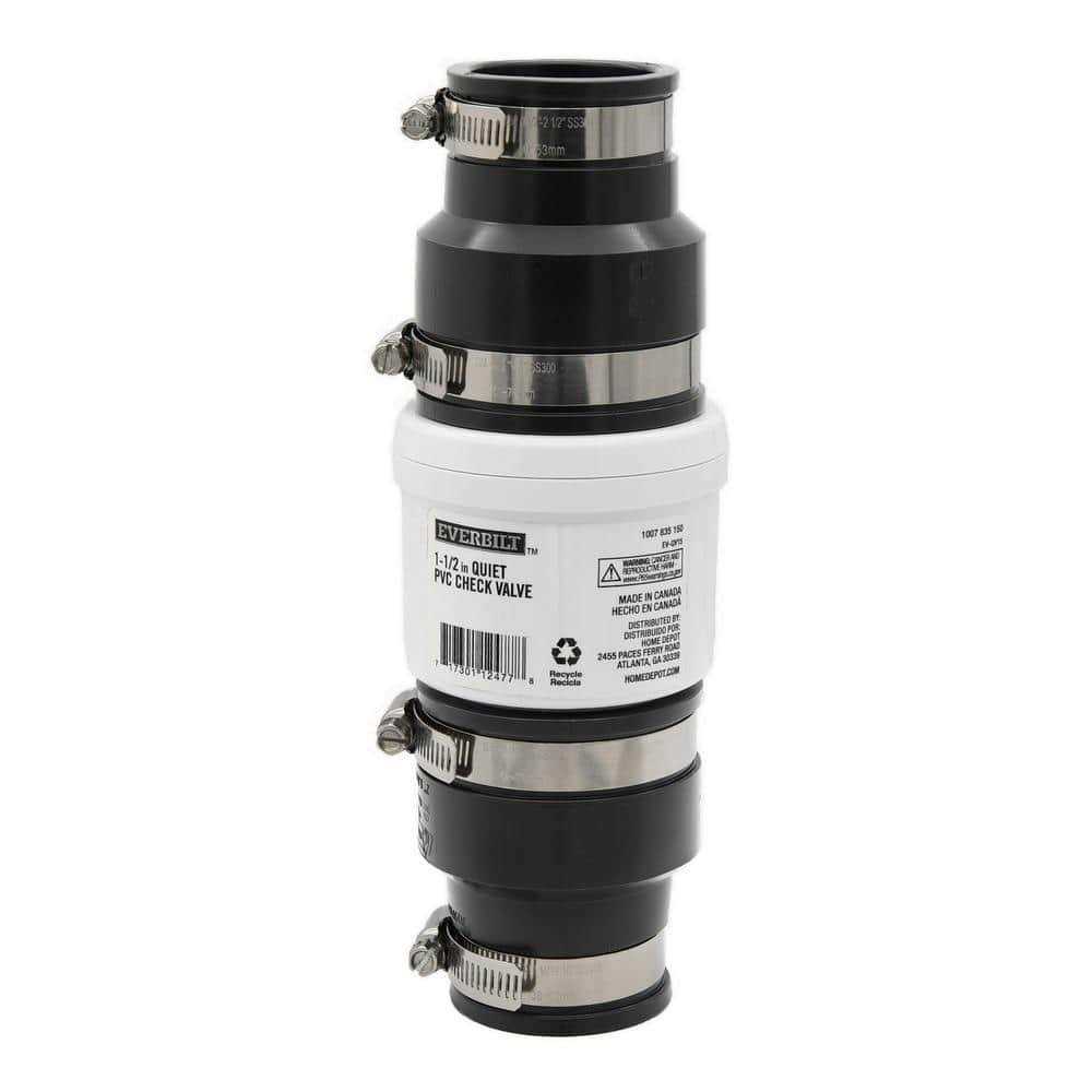 Everbilt 1.5 in. Quiet PVC Check Valve