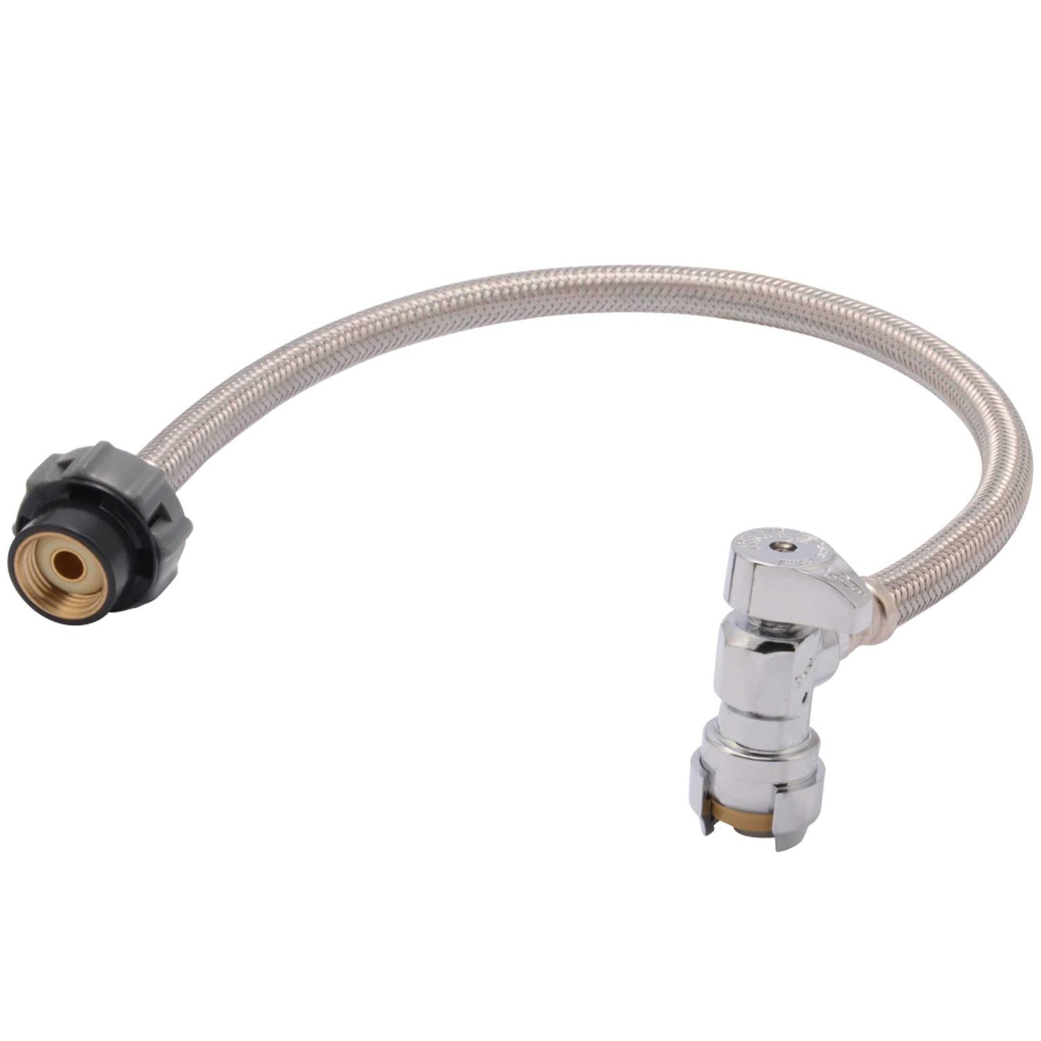 Sharkbite 24657A Faucet Connector Hose 1/2 Inch x 1/2 Inch x 20 Inch
