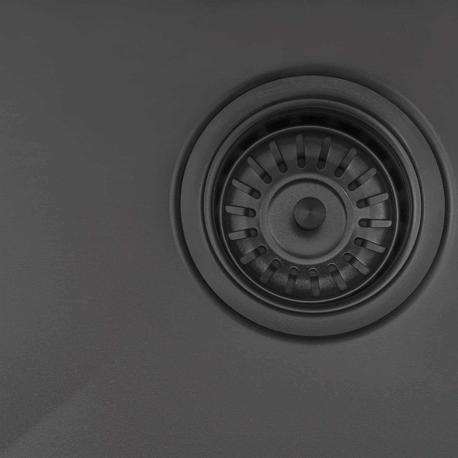 Alternative view of Ruvati 27-inch Undermount Stainless Steel Kitchen Sink 16 Gauge Single Bowl RVH6127
