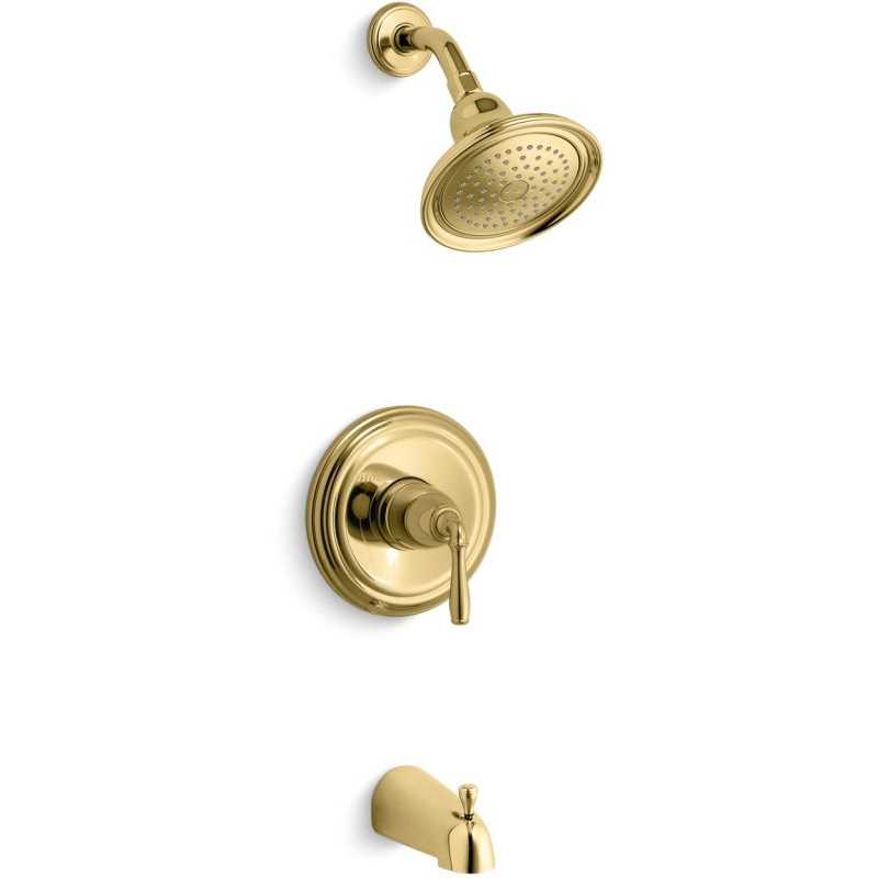 Kohler K-TS395-4S-PB Devonshire 2.5 GPM Tub and Shower Faucet Finish: Vibrant Polished Brass