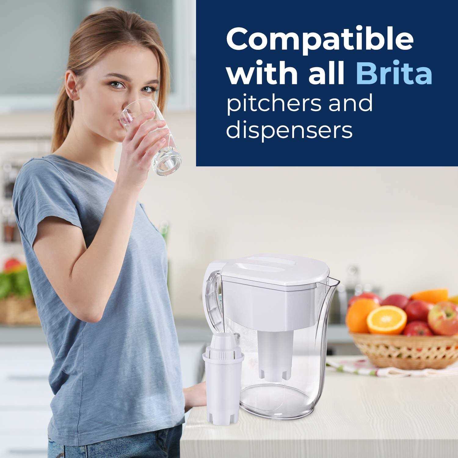 Alternative view of Pureline Replacement for Brita Filter, Pitchers and Dispensers Classic 35557
