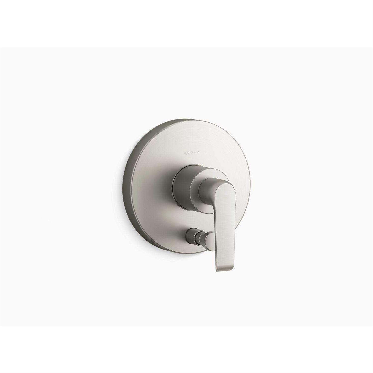 Kohler Avid Rite-Temp Valve Trim with push-button Diverter and Lever Handle K-T97019-4