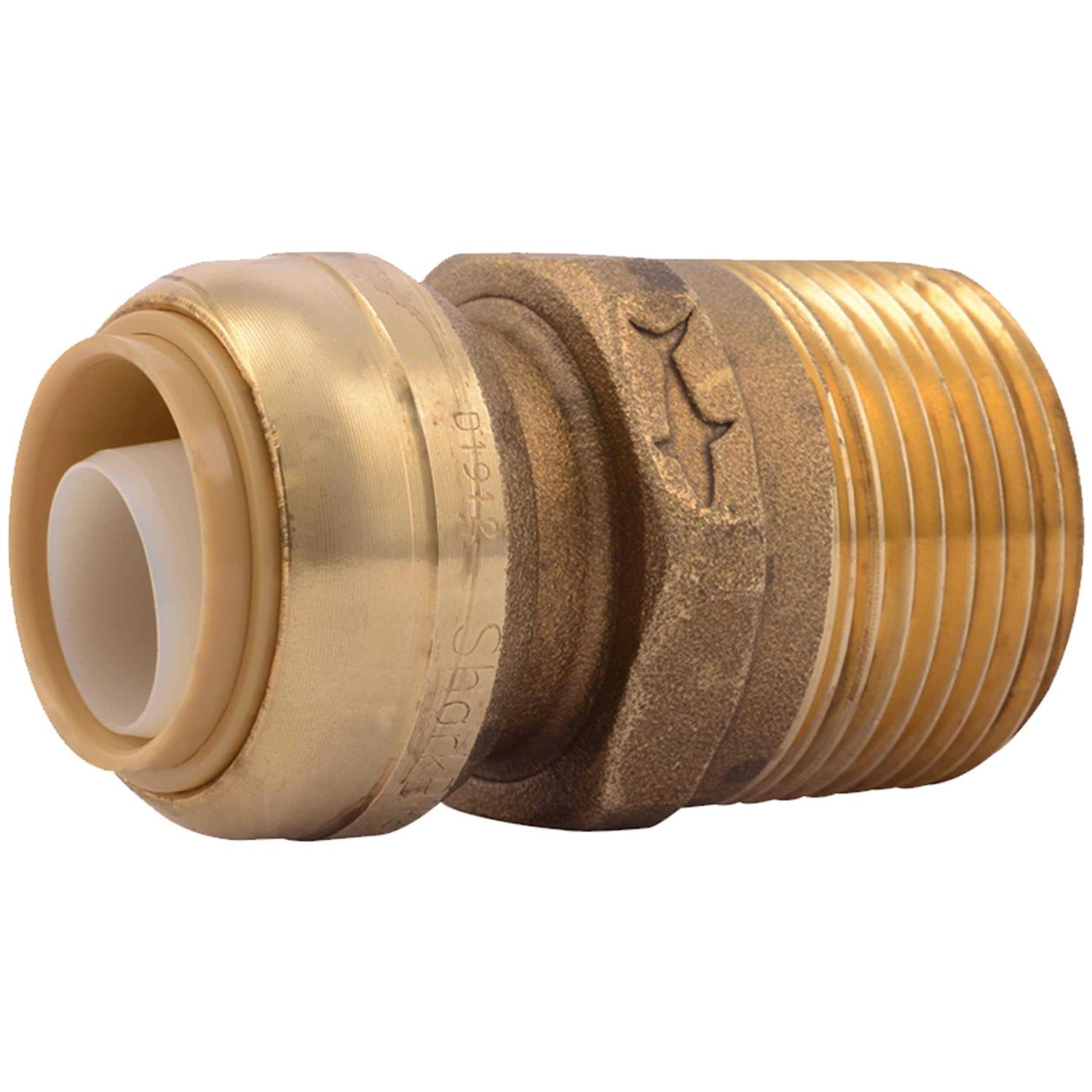 SharkBite Push to Connect 3/4 in. Push x 1 in. D Male Brass Adapter