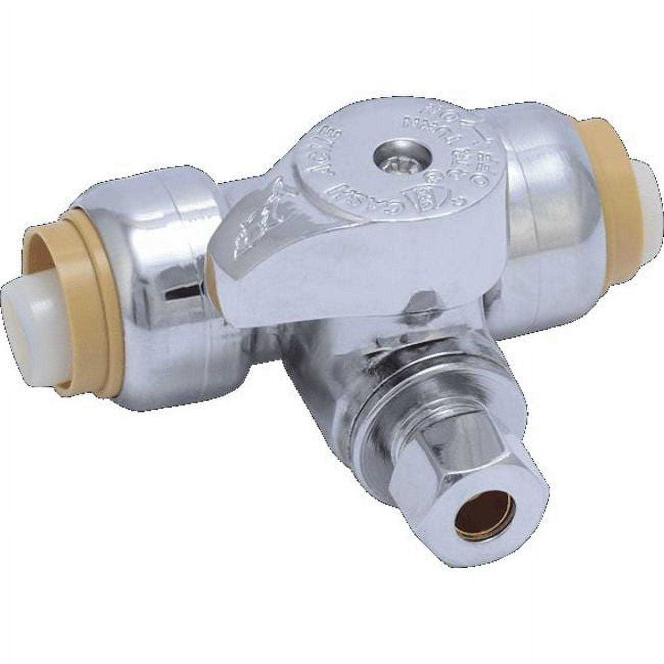 Sharkbite 24983 1/2 x 1/2 x 1/4 Compression Tee Stop
