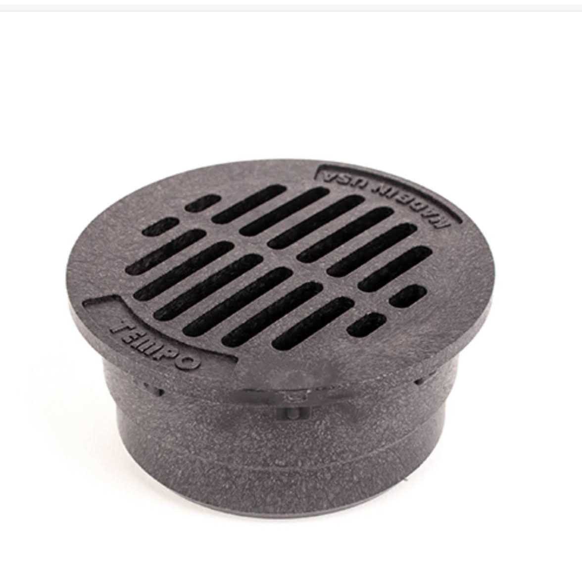 Premium USA Made Outdoor Round Flat Drain Grate Cover