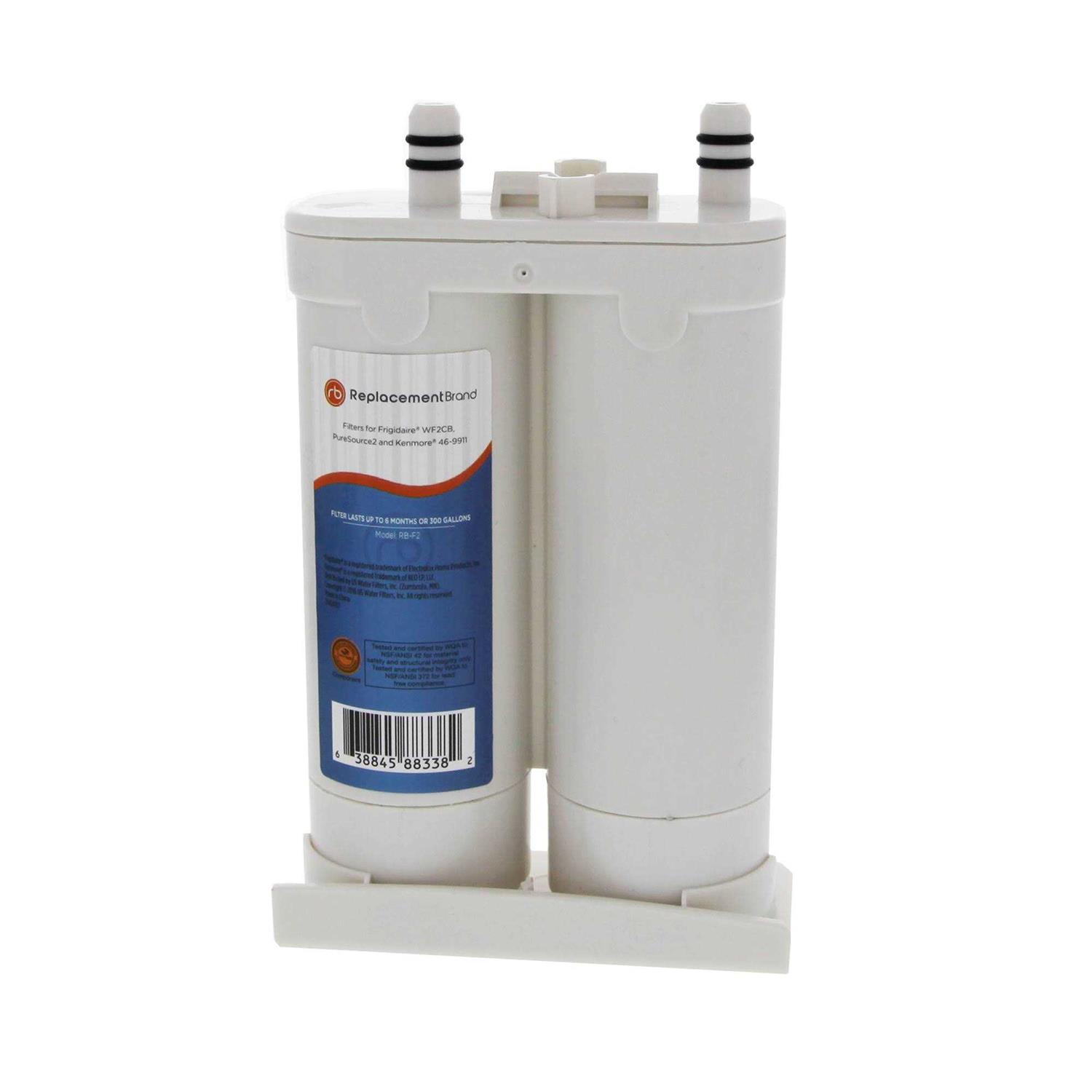 ReplacementBrand Frigidaire WF2CB Comparable Refrigerator Water Filter RB-F2