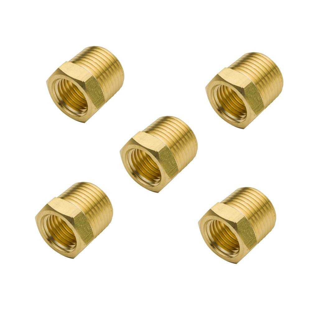 Legines NPT Bushing Male x Female Reducing Adapter Hex Head Pipe Fitting 1200psi