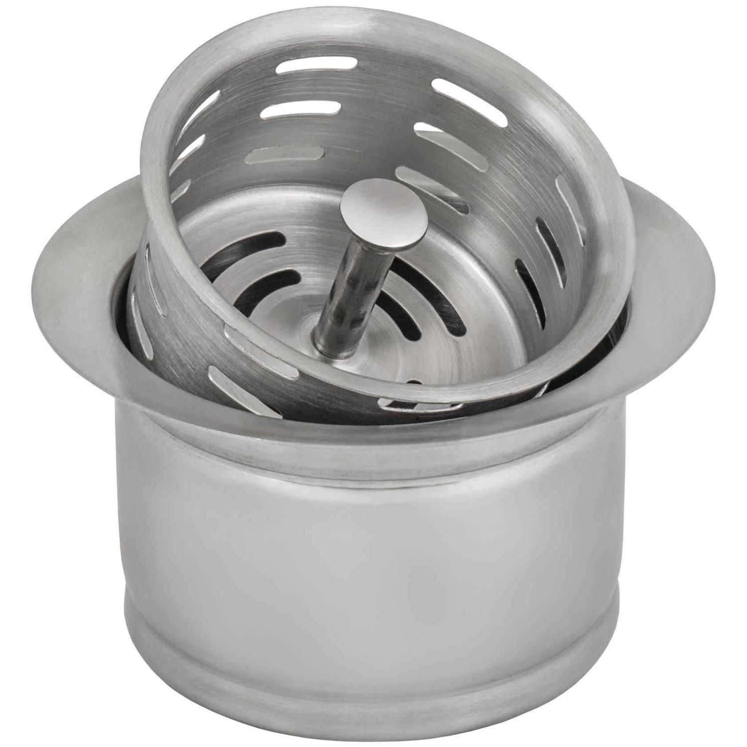 Ruvati Extended Garbage Disposal Flange with Deep Basket Strainer for Kitchen Sinks RVA1049ST