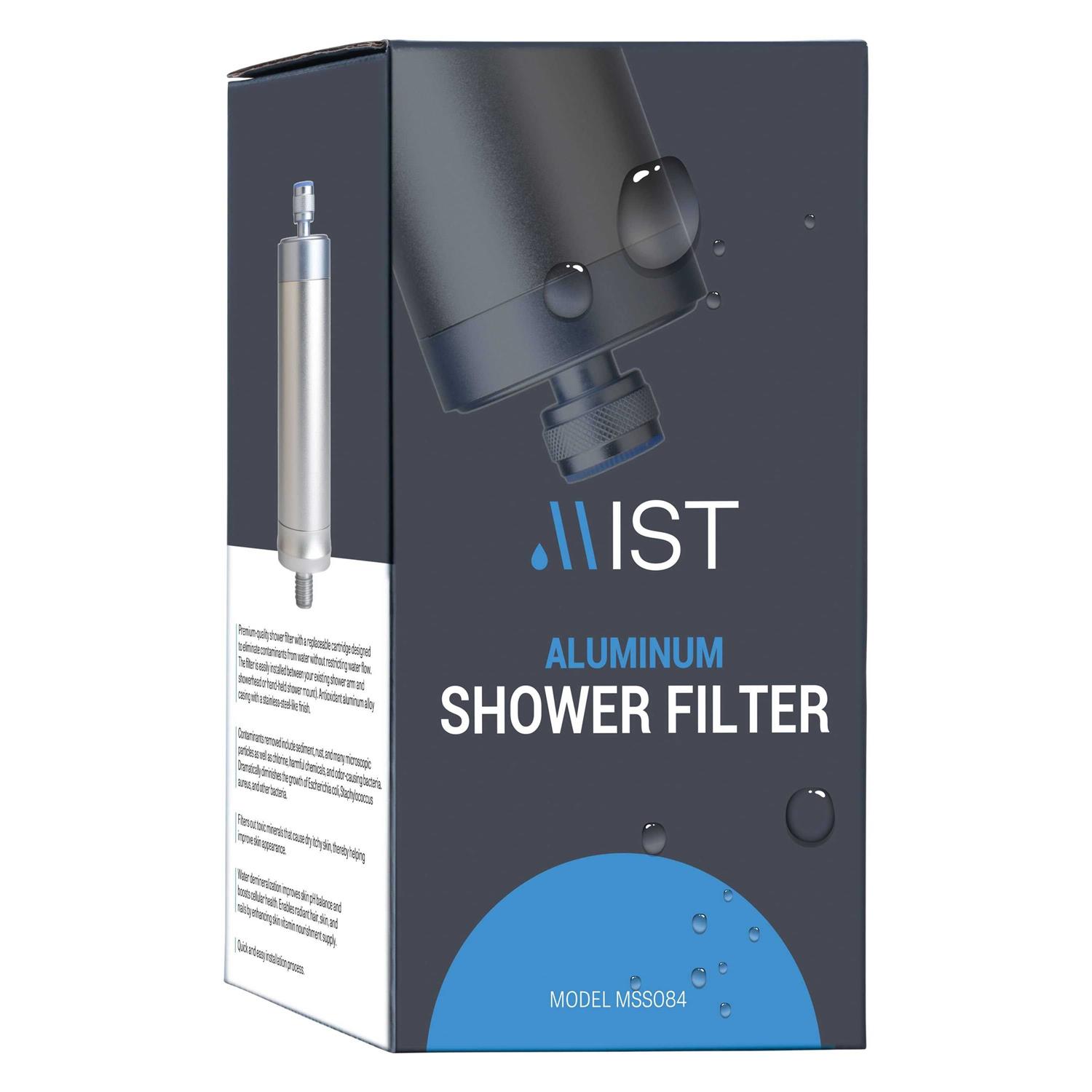 Alternative view of Mist Aluminum Shower Filter, 8 Stage Filtration System, Effectively Removes Chlorine and Bad Odor