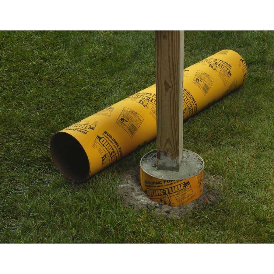 Alternative view of Quikrete 8-Inch Concrete Quik-Tube Form