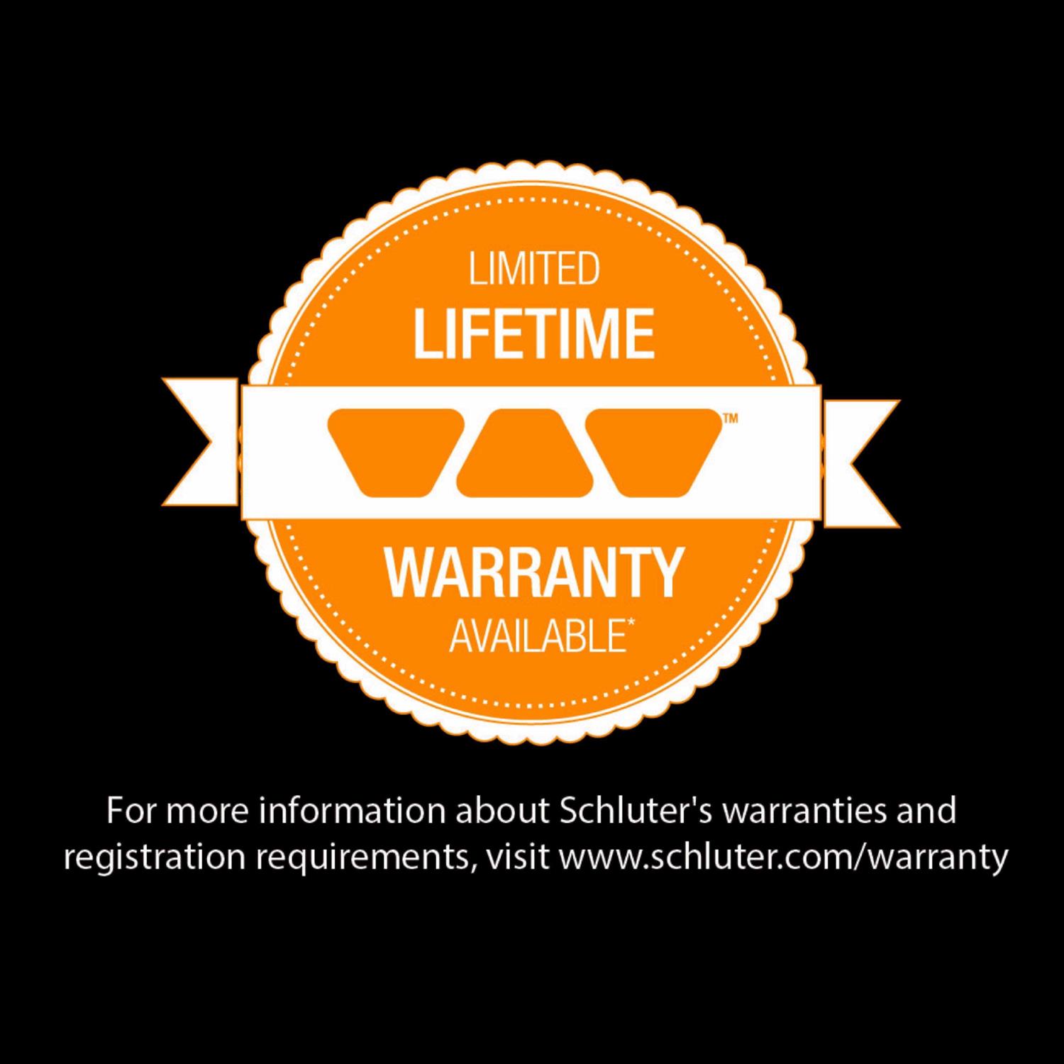 Alternative view of Schluter Kerdi-Drain 4 in. Matte Pure Drain Grate